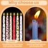 Nuanchu 20 Pack Seasonal Holiday Taper Candles Easter Spring Floral