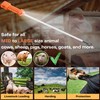 Cattle Prod, Rechargeable Electric Livestock Prod with 2 LED Lights,