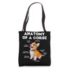 Funny Corgi Puppy Tote Bag