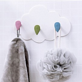 Cloud-shaped attachable hook Hook 4ea