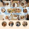 ANATTASOUL Table Runner, Corals and Shells Table Runners, Spring Terylene