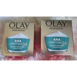 Olay 2 OLAY REGENERIST AHA +PEPTIDE 24 RENEWING MOISTURIZER FRAGRANCE FREE Ea. 1.7oz