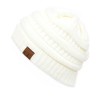 C.C Exclusives Cable Knit Beanie - Sombreros de gorro grueso,