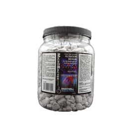 Brightwell Aquatics MicroBacter Lattice Large – Porous Biological Filtration Medium for use in Freshwater, Planted, Brackish Aquariums and Systems, 2 Liter