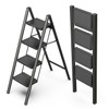 WOA WOA 4 Step Ladder, Folding Step Stool with Non-Slip