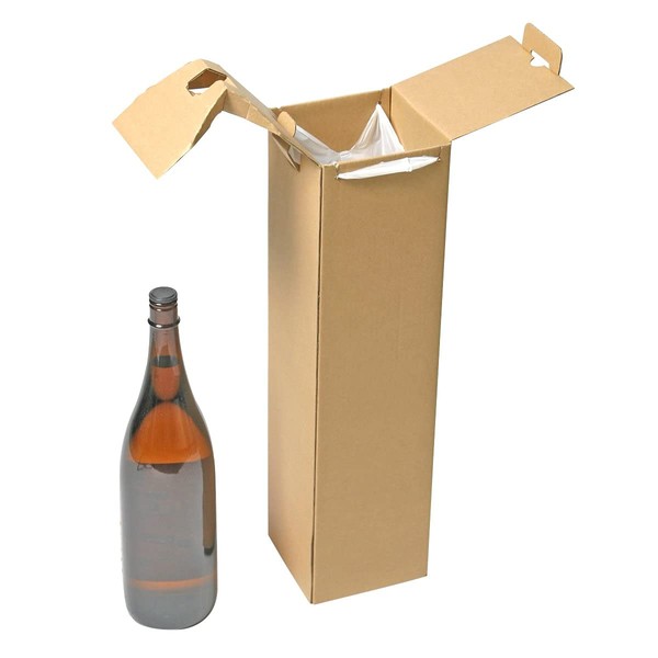 Earth Cardboard, 1 Sho Bottle Shipping Box, Set of 50, Cardboard, 100 Sizes, 1 Sho Bottle, Shipping, Packaging ID0104