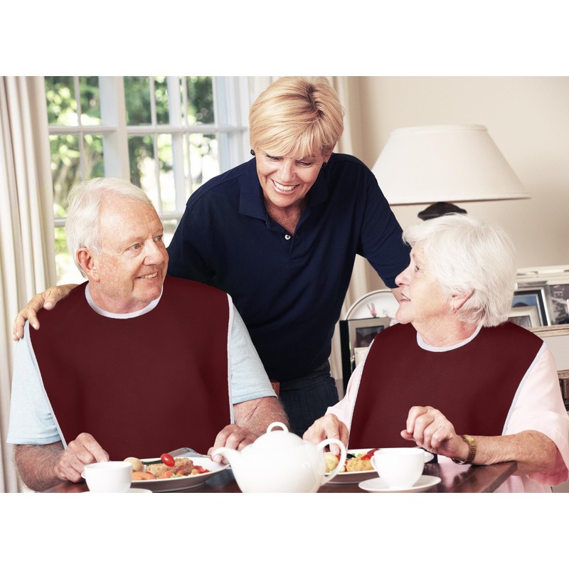 Utopia Towels 3 Pack Premium Unisex Adult Bibs for Elderly