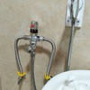 Fenteer Válvula Termostática de Cobre Amarillo Del dor Termostático de