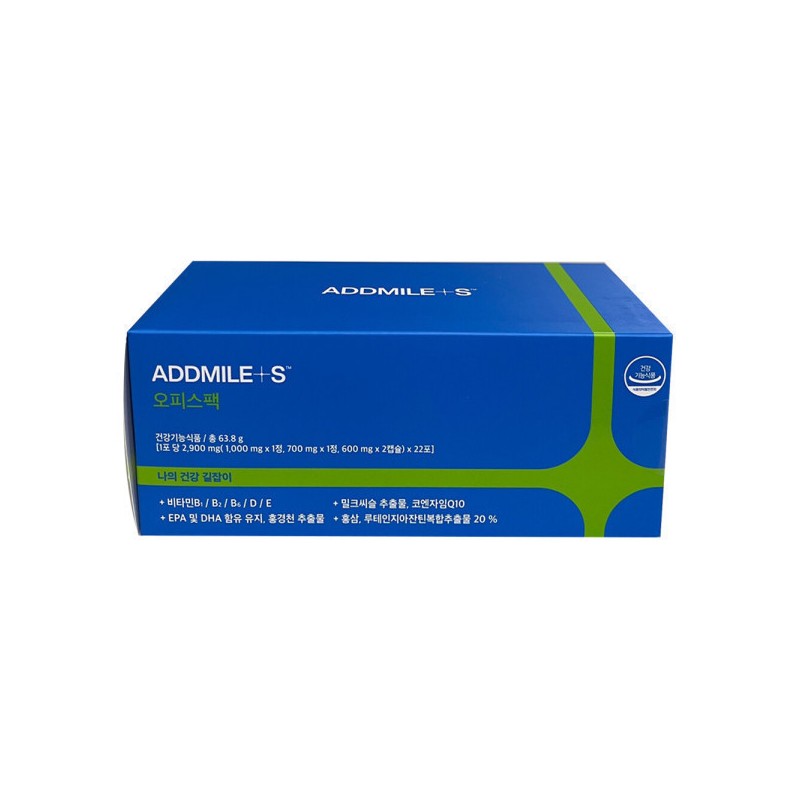 AdMiles 애드마일스 오피스팩 3.25g x 22포 / 써클 AdMiles Office