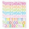 Large Number Stickers Set of 3 Waterproof Number Stickers Large