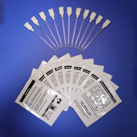 cleansky Kit de Limpieza para Lector de Tarjetas, Limpiador de terminales POS Swipe, Paquete de 10 Tarjetas de Limpieza CR80 y 10 hisopos de Limpieza IPA CK-105909-169