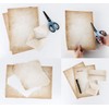 LATERN 50 Sheets Writing Paper Vintage, A4 Double-Sided Printed Format