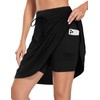 BLEVONH Black Tennis Skirt, Golf Skorts Skirts for Women Plus