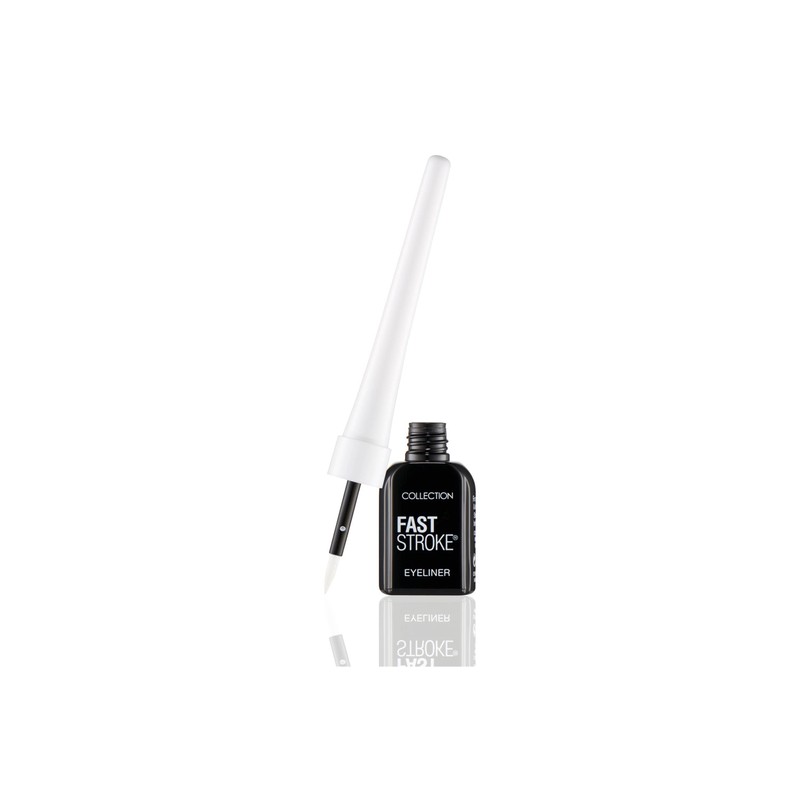 Collection Cosmetics Fast Stroke Eyeliner Quick Dry Formula 4ml White