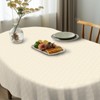 bnhjsdw Oval Tablecloth, French Country Printed Oval Table Cloth-60x120 Inch,