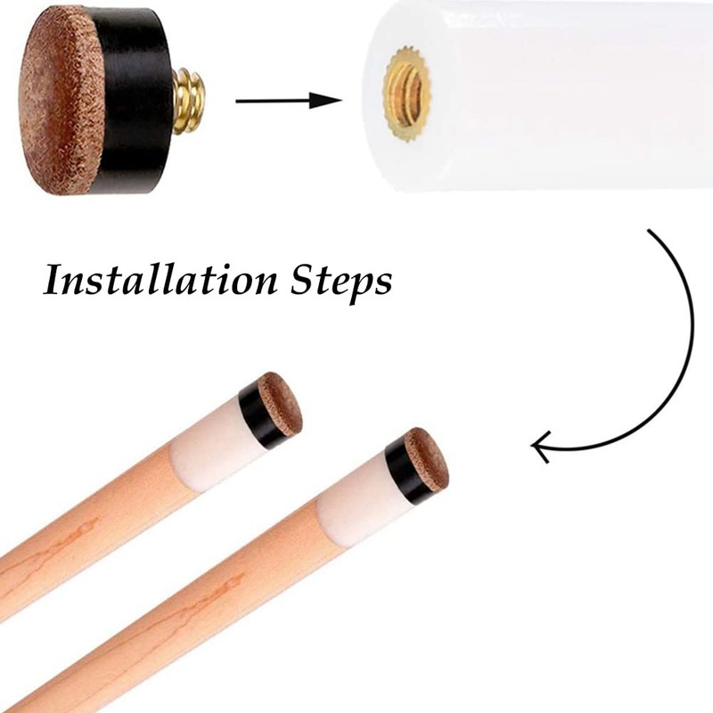 Billiard cue tips, cue tips, billiard cue tips, replacement screw