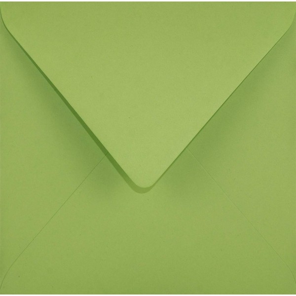 Netuno Pack of 25 Square Envelopes Light Green 153 x