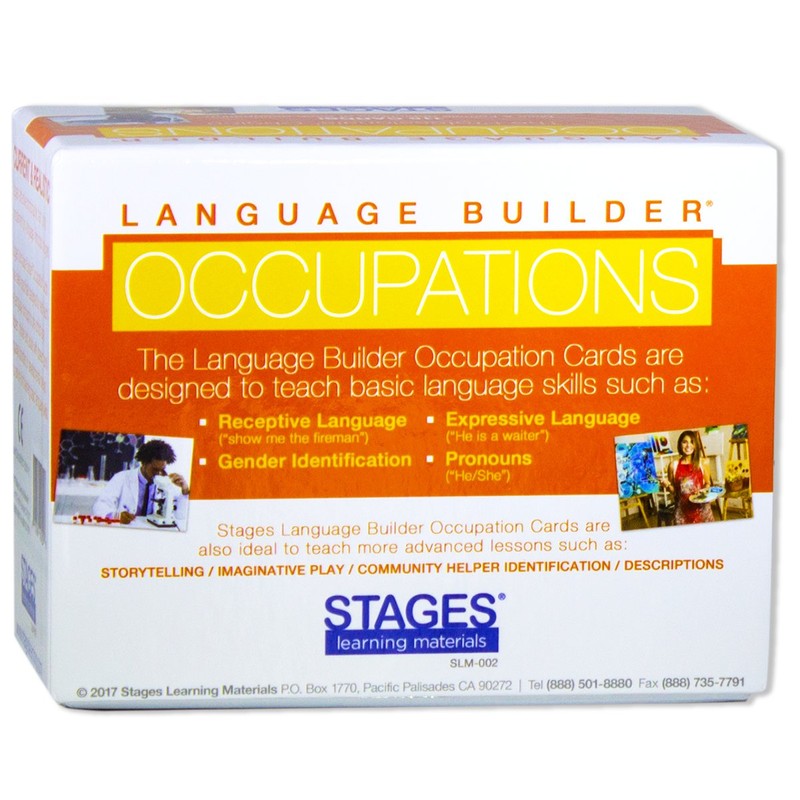 Stages Learning Language Builder: Occupation Cards