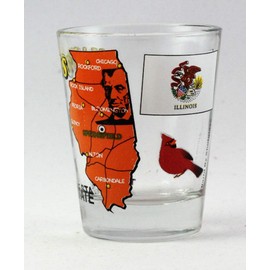 Illinois The Prairie State All-American Collection Shot Glass