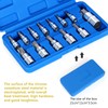 Knpwer 13 Piece Torx Socket Wrench Set, T8-T70 Torx Socket