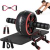 Rodillo de Abdominales Conjunto de 7 Piezas,Ab Roller Wheel Exercise