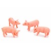 Kidsglobe 571905 - Farm Animal Schwein-Set, 4 Stück