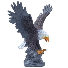 Eagle Flag Pole Topper, Eagle for Flag Pole Top, Bald Eagle Flag Topper, Durable Resin Construction, Flying Design & Hand-Painted