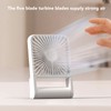 Portable Air Conditioner Fan Strong Wind Silent Operation Ultra Slim