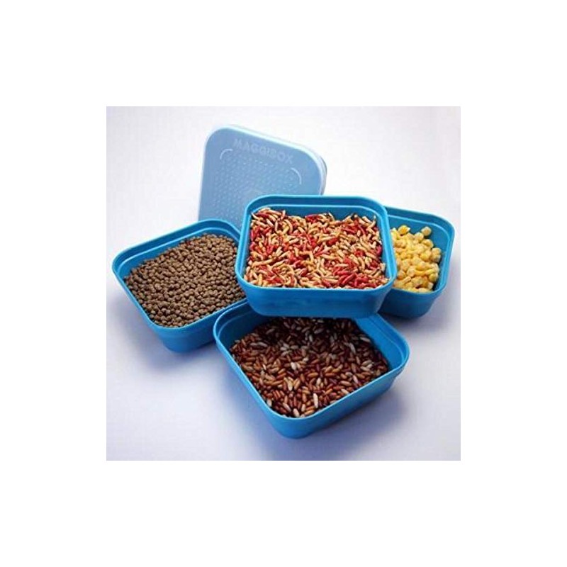 Drennan Maggibox Aqua - Fishing Bait Container - 1 Piece