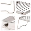 Folding Campfire Grill - Stainless Steel Firepit Grill Grate,Stainless Steel