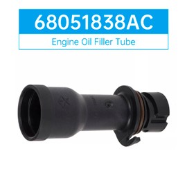 Areyourshop Engine Oil Filler Tube 68051838AC fit for Chrysler 300, for Dodge Charger Challenger, for Jeep Wrangler Cherokee 2011-2023 3.2L 3.6L V6 Engines