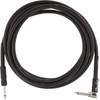 Fender シールドケーブル Professional Series Instrument Cable, Straight-Angle, 10', Black