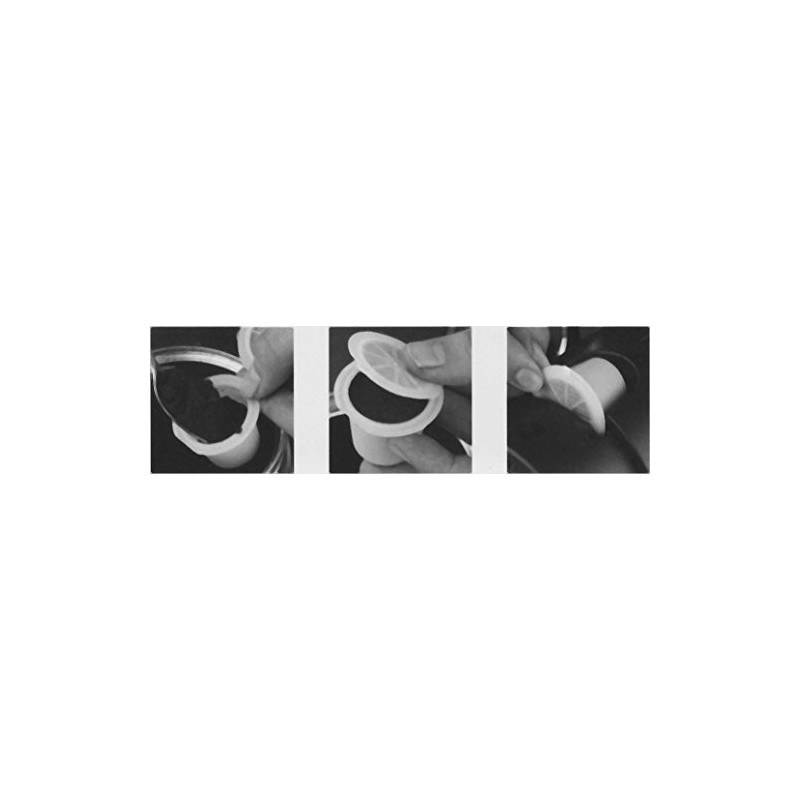 Refillable Capsules with lid compatible with Nespresso Brewers, 5 Pack