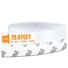 28.9 Ft Door Weather Stripping Door Seal Strip,Silicone Door Draft Stopper,Self Adhesive Shower Door Bottom Seal and Door Insulation Strip for Door Frame Windows and Glass Gaps (Transparent, 25mm)