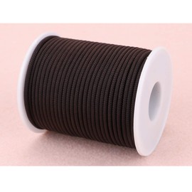 Nylon Cord for Necklace, Bracelet, Jewellery, Craft Accessories (2 mm - 98 Feet, Coffee)