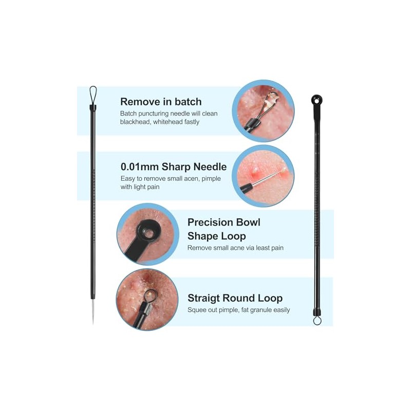UWOIST Herramientas Para Eliminar Puntos Negros, Kit De Herramientas Para