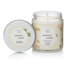 KOBO Washed Linen Candle (4 oz) | Pastiche Collection | 100% Pure Soy Candle | All Natural Scented Candle, Hand-Poured in USA | 20 Hour Long Burning Candles | Decorative Candles, Scented Candles