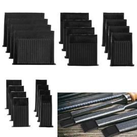 20pcs Chisel Edge Guards, 5 Specification Chisel Tip Protectors for Wood Chisels Safety End Protective Caps Plastic Blade Covers for Tool Storage & Edge Protection