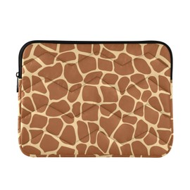 Sletend Giraffe Print Quilted Laptop Sleeve 13 13.3 13.6 Inch, Compatible for MacBook Air 13 M1/M2 MacBook Pro 13, Surface Pro 9/8/7, 11.6-12’’ Acer Soft Puffy Printed Laptop Case
