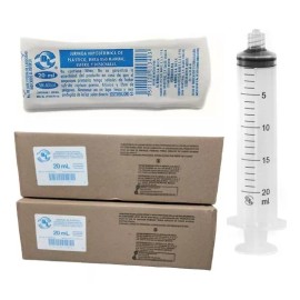 DL Jeringas 20ml Dl  Esteriles Rellenar Cartuchos C/100 Piezas