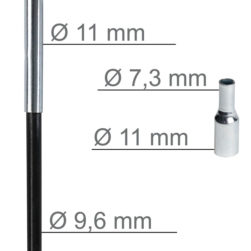 Fibreglass Tent Pole, Diameter 9.6 mm – 550 cm in
