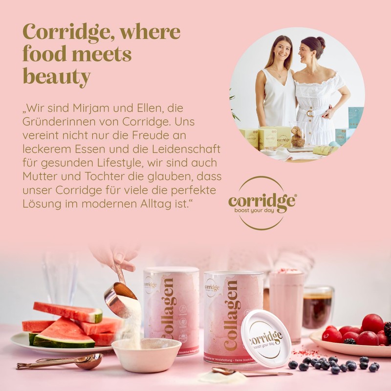 Collagenpulver von Corridge® - Das Original - Premium Collagen Hydrolysat