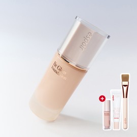 Espoir Bigelow Foundation SPF27 PA++ 30g (GIFT: True Glow Brush + Mini Foundation #Wedding Peach + Sunscreen 20ml) / 에스쁘아 비글로우 파운데이션 SPF27 PA++ 30g (GIFT: 트루 글로우 브러쉬 + 미니 파데 #웨딩피치 + 선크림 20ml)