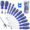 CARTMAN 12 Piece Magnetic Screwdriver Set - 6 Phillips and