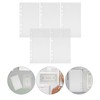 SHINEOFI A6 Binder Dividers with 5 Clear Pp Pocket Pages