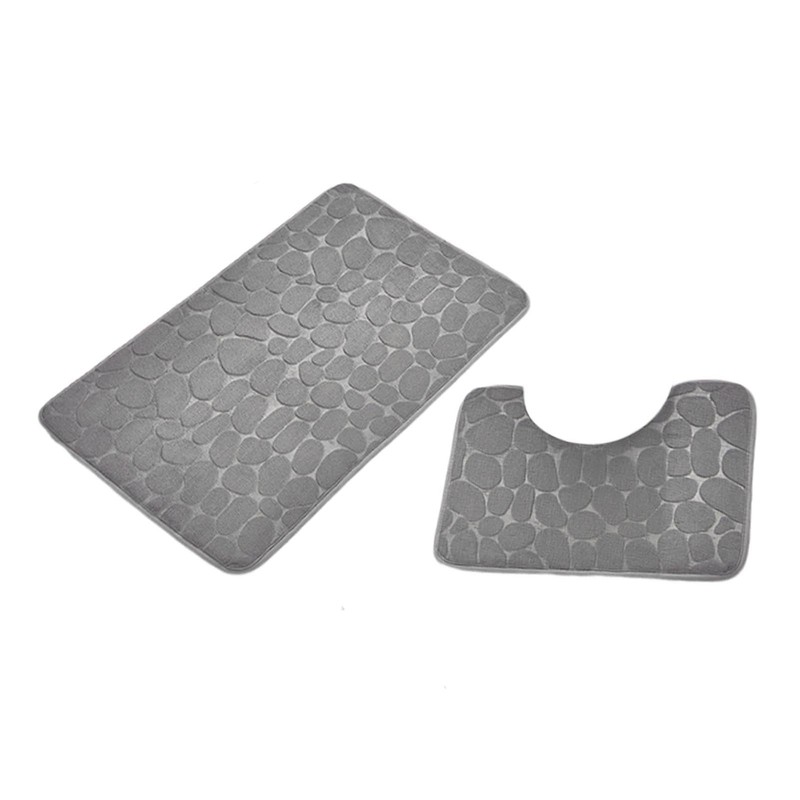 Absorbent Bathroom Rug - Fluffy Quick Dry Set - Bathroom