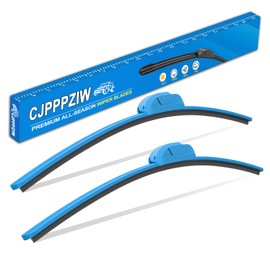 CJPPPZIW Windshield Wipers-13 Inch+13 Inch Replacement for 1997 1998 1999 2000 2001 2002 2003 2004 2005 2006 Jeep Wrangler Wiper Blades for My Car,Quality Front Blue Windshield Wiper Blades(Set of 2)
