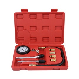 Mikinona Cylinder Leak Detector Compression Tester 0-300psi Air Gauge Kit for Car Motorcycle