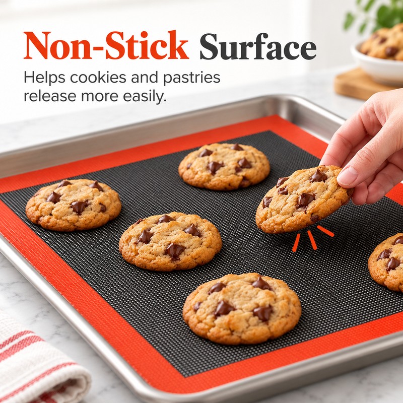 Silicone Baking Mat for Cookies & Pastries – 30 ×
