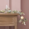 Lights4fun 1.5m Artificial Pastel Easter Egg Garland for Tables or